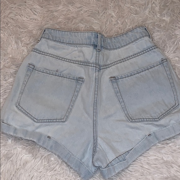 Mid-Rise Jean Shorts - Picture 2 of 2